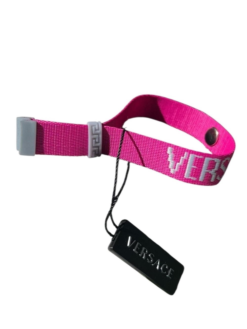 Versace Medusa Rubber Fabric  Bracelet (Unisex) - Picture 2 of 4